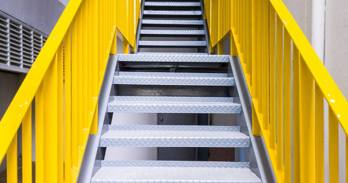 metal sheet stairs