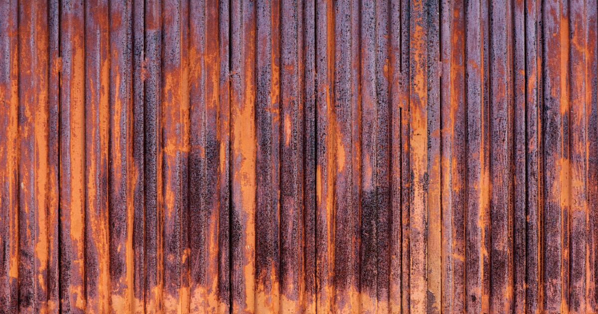 close up rust