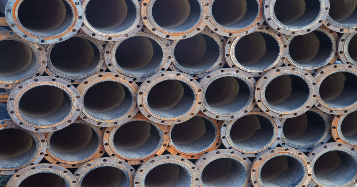 steel pipes texture
