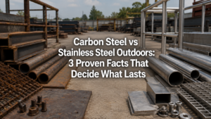 carbon steel vs stainless steel outdoors
