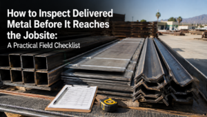 metal delivery inspection