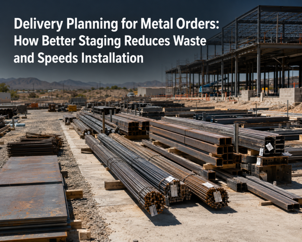 metal delivery planning