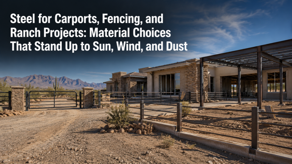 steel for ranch projects